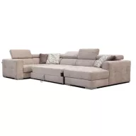   Quartz U-form ágyazható, ágyneműtartós elektromos relax sarokkanapé - 216 cm X 371 cm X 170 cm - jobbos
