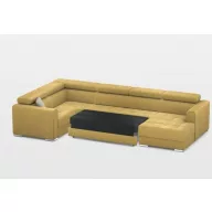   Quartz U-form ágyazható, ágyneműtartós elektromos relax sarokkanapé - 216 cm X 371 cm X 170 cm - jobbos