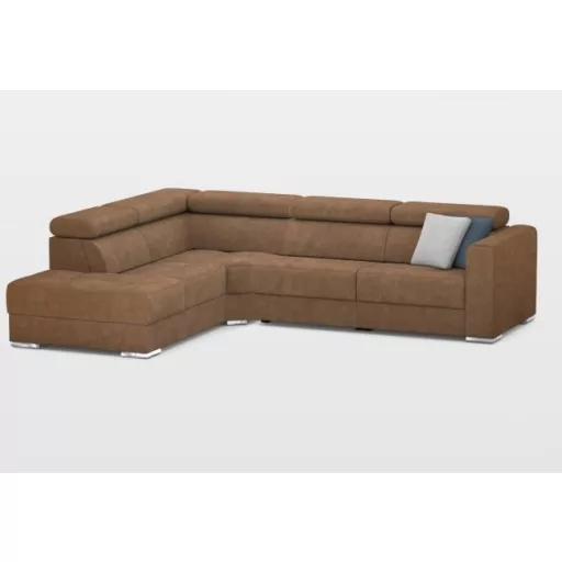 Quartz sarokgarnitúra 235 cm X 293 cm - balos (funkciók nélkül)