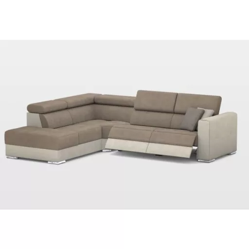 Quartz dupla elektromos relax sarokgarnitúra 235 cm X 293 cm - balos