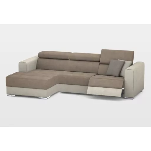 Quartz relax sarokgarnitúra 170 cm X 280 cm - balos (relax karfa mellett)