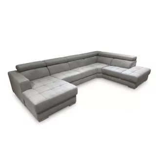   Quartz U-alakú ágyazható sarokkanapé - 171 cm X 375 cm X 236 cm - jobbos -AquaClean Titan250 - kiállítási