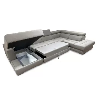   Quartz U-alakú ágyazható sarokkanapé - 171 cm X 375 cm X 236 cm - jobbos -AquaClean Titan250 - kiállítási