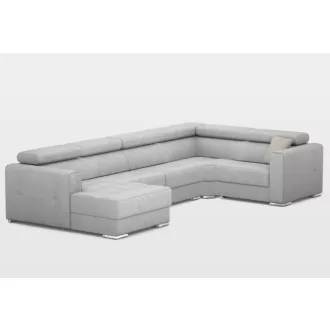   Quartz U-form elektromos relax sarokkanapé - 170 cm X 371 X 216 cm - balos
