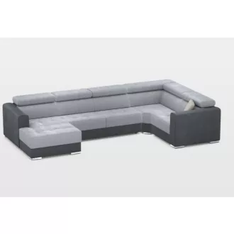   Quartz U-form elektromos relax sarokkanapé - 170 cm X 371 X 216 cm - balos
