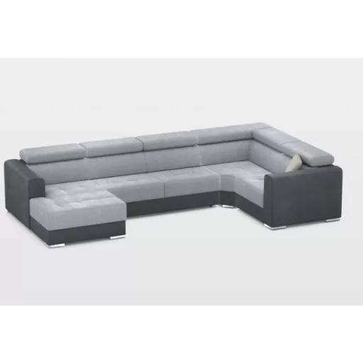 Quartz U-form elektromos relax sarokkanapé - 170 cm X 371 X 216 cm - balos