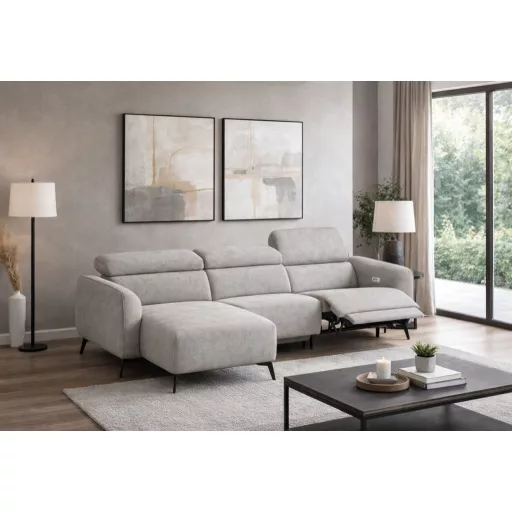 Rimo dupla relax sarokgarnitúra 173 cm X 286 cm - balos