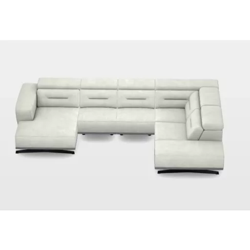 Riviera U-alakú sarokgarnitúra 170 cm X 360 cm X 228 cm - jobbos