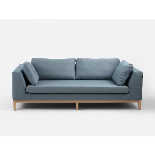 Skandináv design Amb 3 személyes kanapé - fa