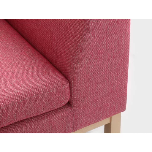 Skandináv design Amb 3 személyes kanapé fém