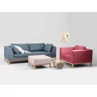 Skandináv design Amb kanapé fotel puff