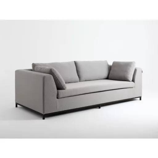 Skandináv design Amb 3 személyes kanapé - fa