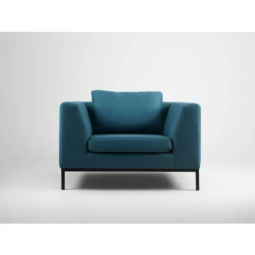 Skandináv design Amb 3 személyes kanapé fém lábbal