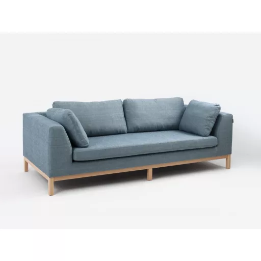 Skandináv design Amb 3 személyes kanapé - fa