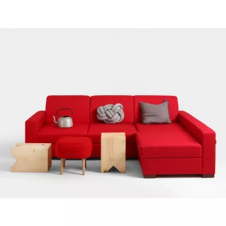 Skandináv design Loz sarokgarnitúra - jobbos