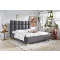   Sierra kárpitozott ágy - 106 cm magas fejvéggel - 160 X 200 fekvőfelület