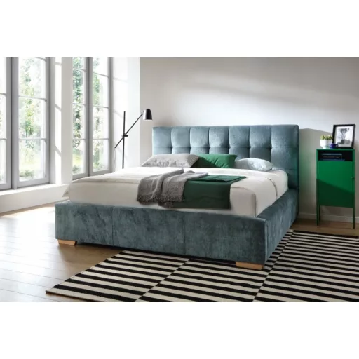 Sierra kárpitozott ágy - 106 cm magas fejvéggel - 160 X 200 fekvőfelület