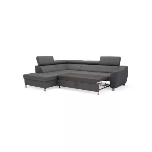 Aspen Trend Design L-alakú ágyazható sarokgarnitúra - balos - 208 cm X 245 cm