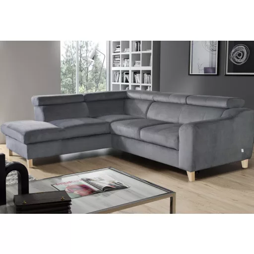 Aspen Trend Design L-alakú ágyazható sarokgarnitúra - balos - 208 cm X 245 cm