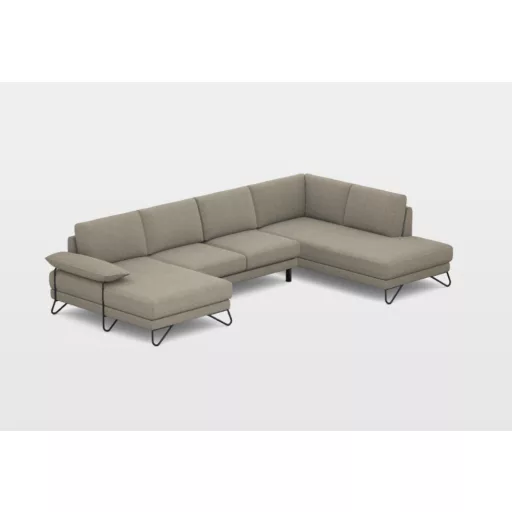 Tatum U-alakú sarokgarnitúra 158 cm X 369 cm X 219 cm - jobbos