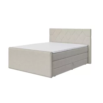 Tomi boxspring ágy ágyneműtartóval 140 X 200