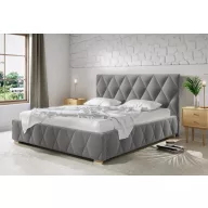   Trivio kárpitozott ágy - 106 cm magas fejvéggel - 160 X 200 fekvőfelület