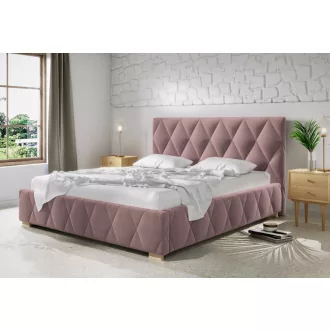   Trivio kárpitozott ágy - 106 cm magas fejvéggel - 90 X 200 fekvőfelület