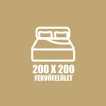 200 X 200 fekvőfelület