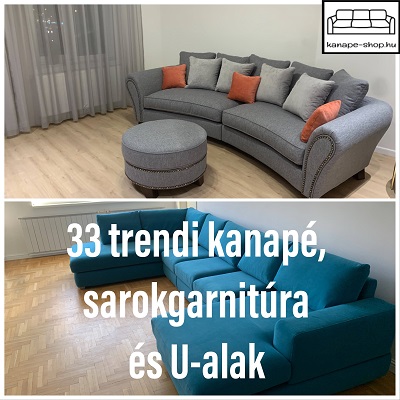 33 trendi kanapé, sarokgarnitúra és U-alakú sarokülő kiszállítva | Video