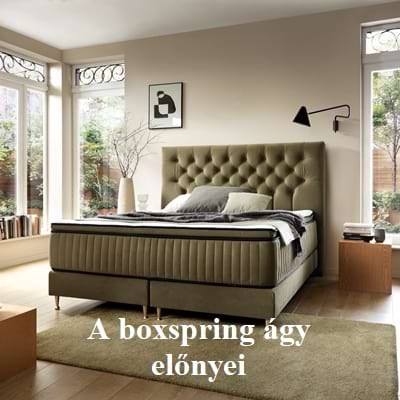 A boxspring ágy előnyei – mitől olyan különleges ez az ágytípus?