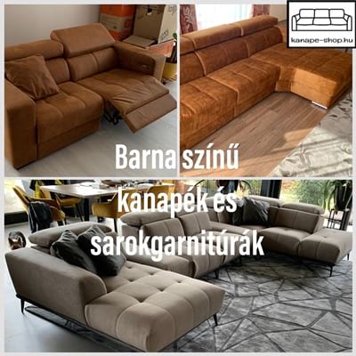 Barna kanapék és sarokkanapé válogatás | Barna U Form kanapék | Video