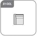 B100L - 1 személyes fotel 1 karral bal