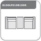 B100L+B100R - 2 személyes kanapé