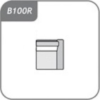 B100R - 1 személyes fotel 1 karral jobb