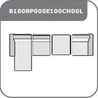 B150R+P000+E100+CH00L - sarokgarnitúra 402 cm X 162 cm - jobb