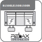 B150ELE150B150ER - 3 személyes relax kanapé 2 karral