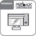 B200MER - 2 személyes kanapé Mono fejtámlával - elektromos relax funkció jobb oldalon 1 karral jobb