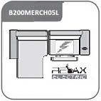 B200MER + CH05L / sarok relax funkcióval Mono fejtámlával 311 x 163 bal