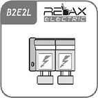 B2E2L - 2 személyes kanapé - elektromos relax funkció 2 oldalon 1 karral bal