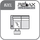 B2EL - 2 személyes kanapé - elektromos relax funkció bal oldalon 1 karral bal