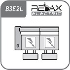 B3E2L - 3 személyes kanapé - elektromos relax funkció bal oldalon 1 karral bal