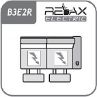 B3E2R - 3 személyes kanapé - elektromos relax funkció jobb oldalon 1 karral jobb