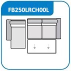 FB250RL + CH00L / sarok 171 x 285 bal
