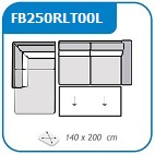 FB250RL + T00L / sarok 250 x 294 bal