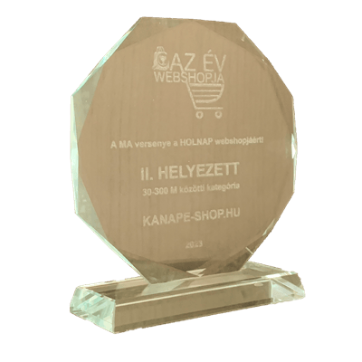A 2023. év webshopja II.helyezés