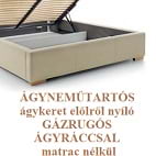  Ágykeret ágyráccsal és ágyneműtartóval (matrac nélkül)