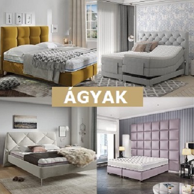 Minőségi kárpitozott és boxspring ágyak
